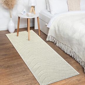 Runner Rug for Hallway 2x6 Modern Abstract Long Runner Throw Floor Cover Indoor Non Slip Stain Resistant Kitchen Runner Rug Boho Accent Carpet Contemporary Rug for Living Room, Grey
