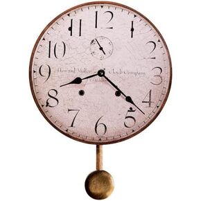 Howard Miller Deary Wall Clock 547-662 – Antique & Round with Quartz Movement