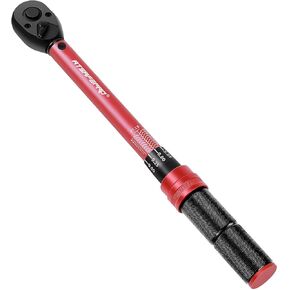 3/8-Inch Drive Click Torque Wrench,Dual-Direction Adjustable,72-Tooth Dual Range Scales-5-50Ft-Lb/6.8-68Nm,Quick Release Ratchets