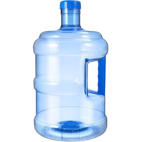 Water Jug 1.3 Gallon Water Jug Plastic Water Bottle, Water Container Portable Water Kettle, Camping Water Tank Water Pitcher for Outdoor Home Water 5L