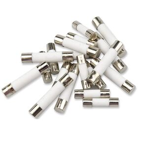 20Pcs 5x20mm Ceramic Fuse 30A Cartridge Fast Blow Tube 250V for Power Strip Experiment Circuit Appliance Repair