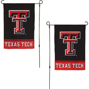 Desert Cactus Texas Tech University Garden Flag TTU Red Raiders Banner 100% Polyester (Design A)