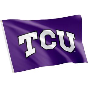 Desert Cactus Texas Christian University Flag Horned Frogs TCU Flag Banners 100% Polyester Indoor Outdoor 3x5 feet Flags (Style Z)
