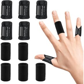 Thumb Finger Splints, 5pcs Finger Support Brace Finger Stabilizer with 5pcs Nylon Sleeves for Arthritis Broken Fingers Straightening Immobilization in Kuwait