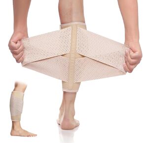 Swollen Lower Leg Calf Compression Brace for Swelling for Women, Pressure Adjustable Calf Support Bandage for Varicose Vein, Edema, Torn Calf Muscle, Soreness, Strain, Cramps - L/XL