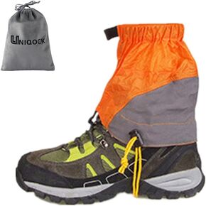 Gaiters for Hiking Waterproof, Leg Gaiters with Upgraded Zipper Design, Lightweight Shoe Gaiters for Men Women, Dirt-Proof Ripstop Hiking Gaiters, Breathable Boot Gators for Hunting