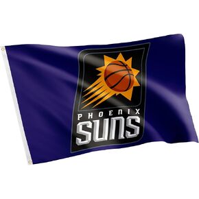 Desert Cactus Phoenix Suns Flag NBA 100% Polyester Indoor Outdoor 3x5 feet National Basketball Association Team Flags (Flag #2)