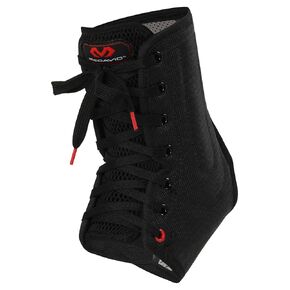 McDavid 199 Lightweight Laced Ankle Brace, Black, X-Small