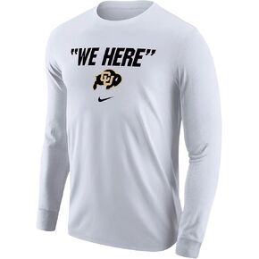 Nike Men's Colorado Buffaloes We Here Long Sleeve T-Shirt