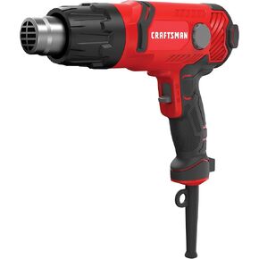 CRAFTSMAN Heat Gun, Corded, Variable Heat Setting up to 1200 Degrees, 1500 Watt (CMEE531)