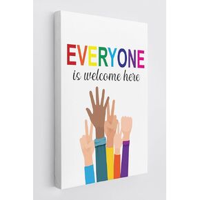 ADHD is Awesome ADHD Awareness ADD Awareness Canvas Wall Art Mental Health Theme 11x14 Inch Prints Decor for Classroom School Counseling Office Social Worker Office,Mental Health Awareness Gifts