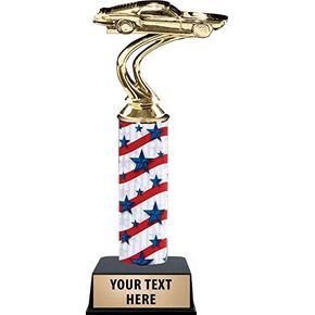Crown Awards Mustang Award Trophy - 9.5 Inch Customized Auto Show Gold Mustang Trophies Prime