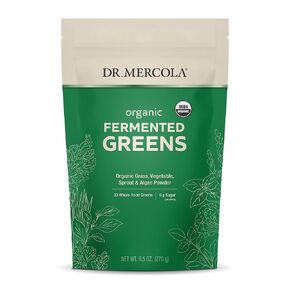 Dr. Mercola, Organic Fermented Greens, 9.5 oz (270 g), 90 Servings, Certifed Organic, Non GMO, Soy-Free and USDA Organic