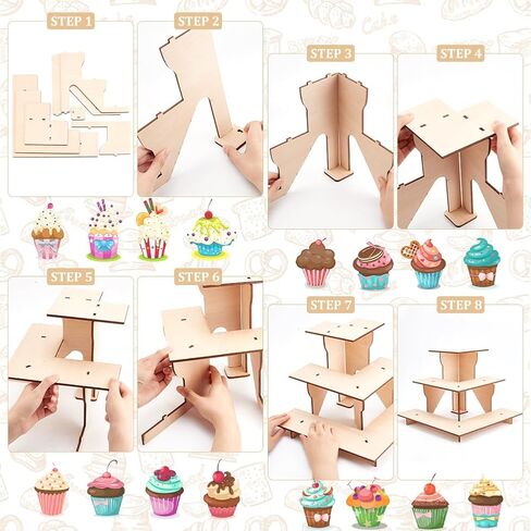 PH PandaHall 3-Tier Wooden Corner Retail Table Display Stands, Portable Corner Display Rack Retail Display Shelves Corner Display Riser for Craft Shows, Farmers Market, Tradeshows, 12x12x9inch in Saudi Arabia