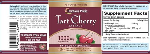 Puritan's Pride Tart Cherry Extract 1000 Mg in Saudi Arabia