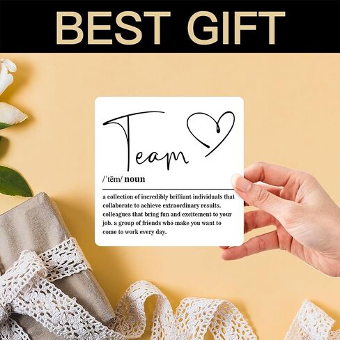 Wooden Table Sign Gift Team Definition Desk Decor Wood Plaque With Stand Team Gift for Boss Employees Women Best Mom Coworker Office(Brown)-A15 in Saudi Arabia
