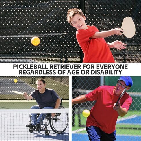 Pickleball Suction Cup Ball Retriever for Paddle - Easy Ball Pickup - Silicone Picker Upper Grabber - Essential Accessories for Pickleball Players in Saudi Arabia