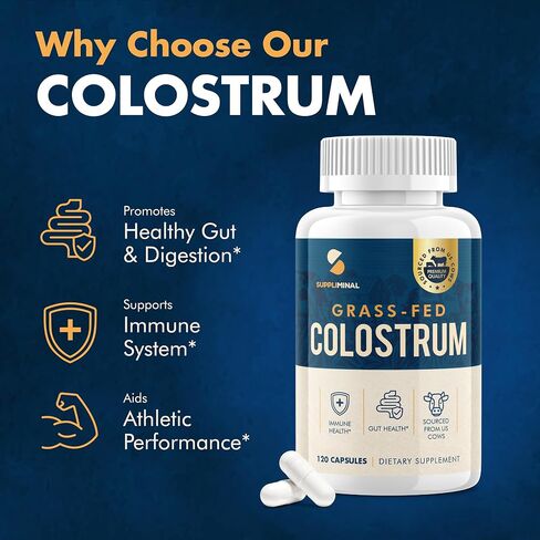 Colostrum Supplement 2 Month Supply, Grass Fed Bovine Colostrum, Colostrum Powder Capsules in Saudi Arabia