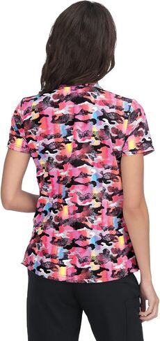 KOI Lite 1057PR Women's Nadi Top Colorful Camo M in Saudi Arabia