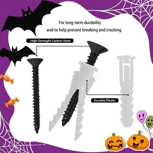 Halloween Decorations Black Bats Metal Sign Larger Halloween Bats Silhouette Hanging Wall Metal 3D Decorative Scary Bats with Two Screws 14in 2 Set in Saudi Arabia