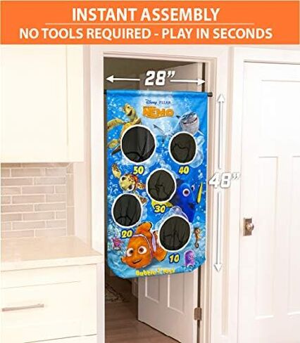 GoSports Disney Pixar Indoor Toss Games – Family Fun for Kids and Adults - Choose Frozen 2, Finding Nemo, Cars, Toy Story and More in Saudi Arabia