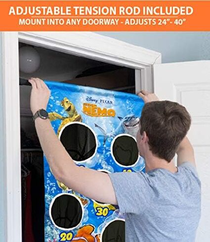 GoSports Disney Pixar Indoor Toss Games – Family Fun for Kids and Adults - Choose Frozen 2, Finding Nemo, Cars, Toy Story and More in Saudi Arabia