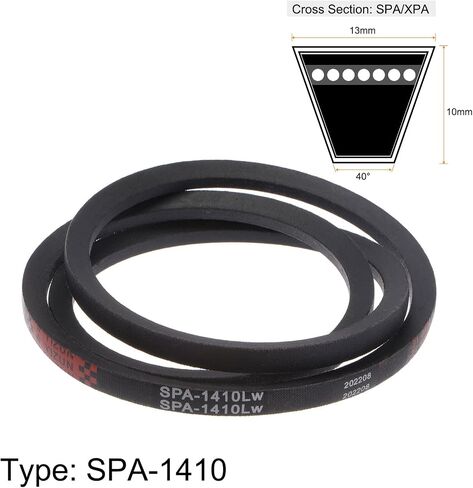 SPA-957 V-أحزمة محرك الحزام 957 مم مقاس الملعب 13 مم العرض 10 مم الارتفاع مطاط لنقل الطاقة in Saudi Arabia