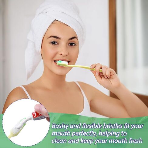 Zhehao 200 Pack Disposable Toothbrushes with Toothpaste Individually Wrapped Toothbrush and Toothpaste Set 3g Bulk Travel Toothpaste Travel Dental Kit for Homeless Hotel Guest Apartment Charity in Saudi Arabia