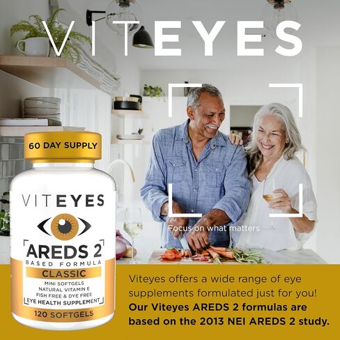 VITEYES® AREDS 2 Softgels, 120 Count - Single Daily Dose Eye Vitamin in Kuwait