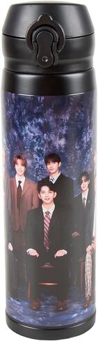 زجاجة مياه من الفولاذ المقاوم للصدأ من Seventeen kpop سعة 500 مل سعة 17 أونصة تحافظ على السوائل ساخنة أو باردة in Kuwait