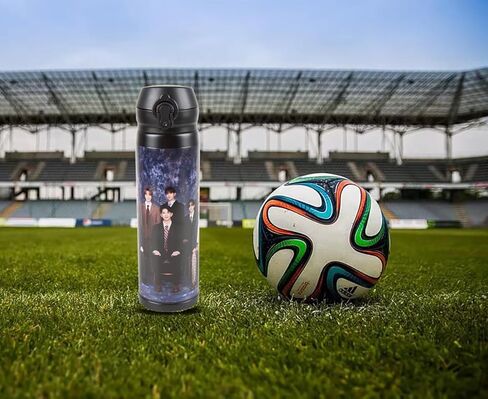 زجاجة مياه من الفولاذ المقاوم للصدأ من Seventeen kpop سعة 500 مل سعة 17 أونصة تحافظ على السوائل ساخنة أو باردة in Kuwait