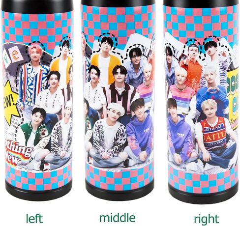 seventeen kpop Stainless Steel Water Bottle 17oz 500ML Keeps Liquids Hot or Cold in Saudi Arabia