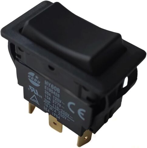 HY60B ON-OFF-ON Pushbutton Switches 125/250V 20/15A 6-Pins in Saudi Arabia