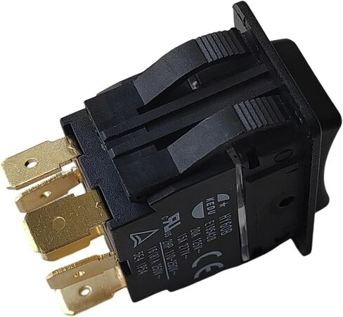 HY60B ON-OFF-ON Pushbutton Switches 125/250V 20/15A 6-Pins in Saudi Arabia