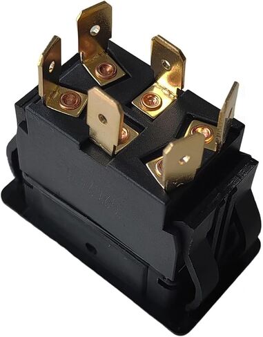 HY60B ON-OFF-ON Pushbutton Switches 125/250V 20/15A 6-Pins in Saudi Arabia