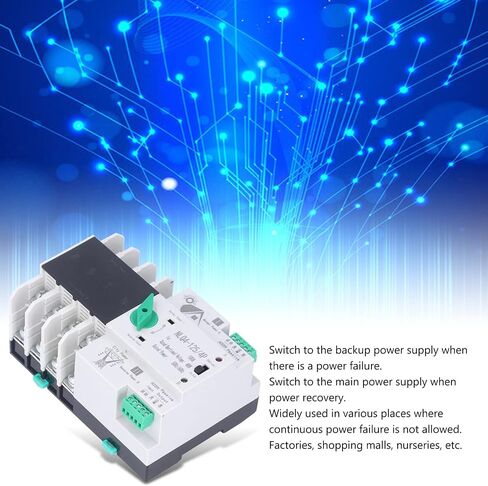 Dual Power Automatic Transfer Switch Electrical Selector Switch Millisecond Circuit Fast Controller 4P 100A 220V in Saudi Arabia