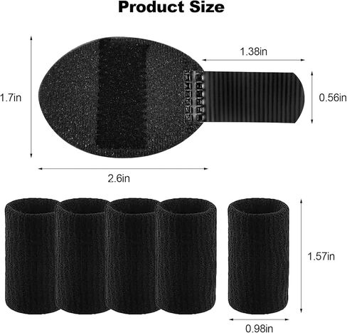 Thumb Finger Splints, 5pcs Finger Support Brace Finger Stabilizer with 5pcs Nylon Sleeves for Arthritis Broken Fingers Straightening Immobilization in Kuwait