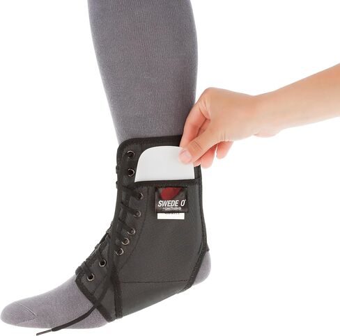 Swede-O Ankle Lok Ankle Brace, Black - Medium in Saudi Arabia