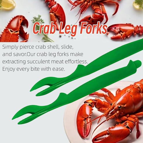 Crab Lobster Crackers Stainless Steel,13-Piece Seafood Tools Set,Crab Crackers,Crab Leg Forks/Picks,Seafood Scissors & Storage Bag for Holidays Birthday Gifts in Saudi Arabia
