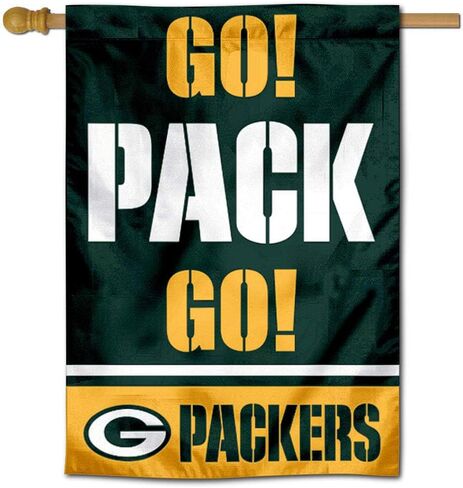 راية منزل ذات وجهين من شركة Green Bay Packers Go Pack Go in Saudi Arabia