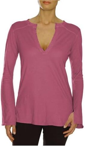 Beyond Yoga Pima Modal Long Sleeve Henley in Saudi Arabia