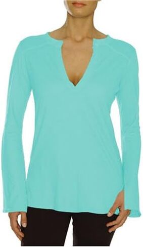 Beyond Yoga Pima Modal Long Sleeve Henley in Saudi Arabia