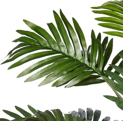 Nearly Natural Areca Palm with Bamboo Vase Silk Plant in Saudi Arabia