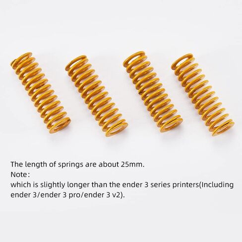 Ender 3 Springs Upgrade Kit,4Pcs Aluminum Hand Twist Leveling Nut with 4Pcs Ender 3 Bed Springs/Glass Bed Clips for Ender 3/Ender 3 Pro, Ender 5/Plus/Pro, CR-10/CR10S/CR 10S Pro 3D Printe in Saudi Arabia