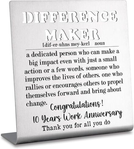 5th Work Anniversary Decor Gifts for Women, Men, Thank You Appreciation 5 Year Work Anniversary Plaque Gifts for Employee, Him, Her, Happy 5th Work Anniversary Decorative Signs bke53 in Saudi Arabia