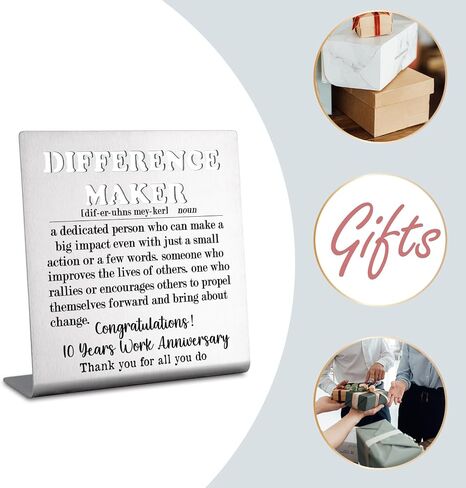 5th Work Anniversary Decor Gifts for Women, Men, Thank You Appreciation 5 Year Work Anniversary Plaque Gifts for Employee, Him, Her, Happy 5th Work Anniversary Decorative Signs bke53 in Saudi Arabia