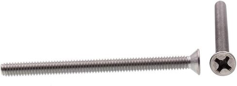 براغي آلة Prime-Line 9001688، رأس مسطح، محرك فيليبس، #12-24 × 3 بوصة، الصف 18-8 C4189 (25 حزمة) in Saudi Arabia