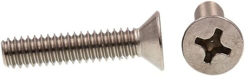 Prime-Line 9001897, Flat Head, Phillips Drive, 1/4 in-20 X 1-1/4 in Machine screws, 1/4 in, Zinc in Saudi Arabia