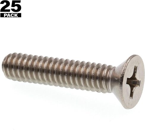 Prime-Line 9001897, Flat Head, Phillips Drive, 1/4 in-20 X 1-1/4 in Machine screws, 1/4 in, Zinc in Saudi Arabia