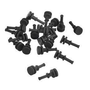 uxcell Case Fan Mount Screws Silicone Reducing Noise Vibration Mounting Pin Rivet, 7.5mm x 17.7mm for PC Chassis Cooling Fans 20 Pcs